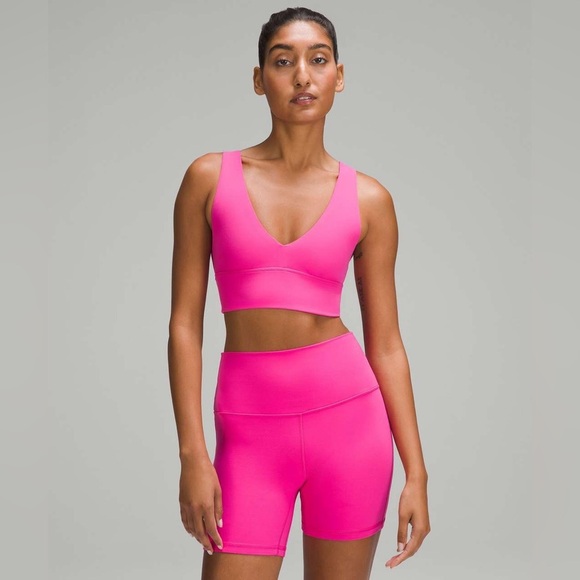 B-Lululemon Align V-Neck Bra *Light Support, A/B Cup - Picture 1 of 4